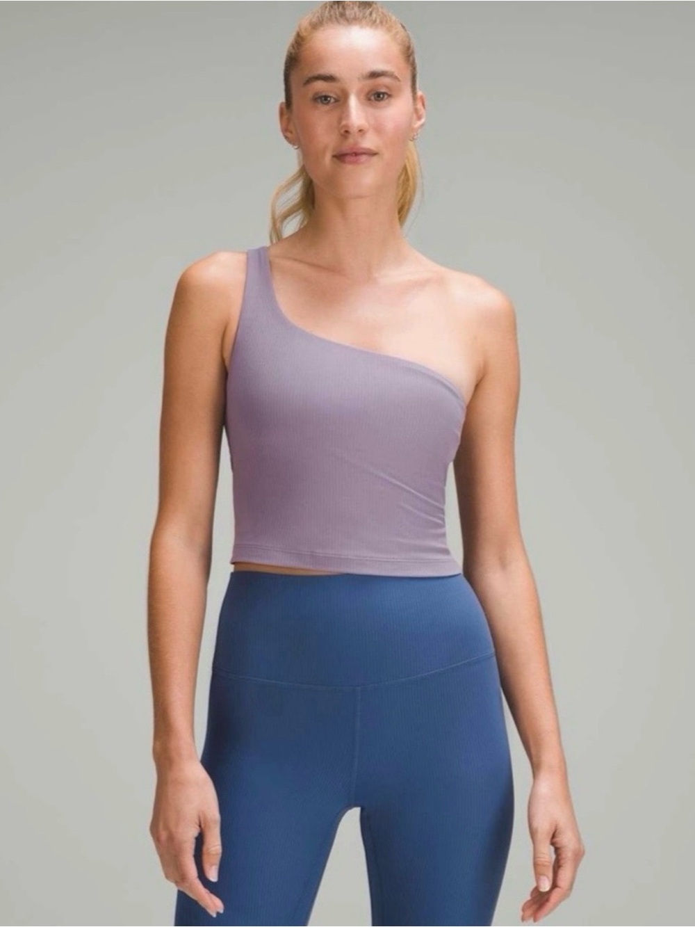 Lululemon Ribbed Asymmetrical Yoga Tank Top